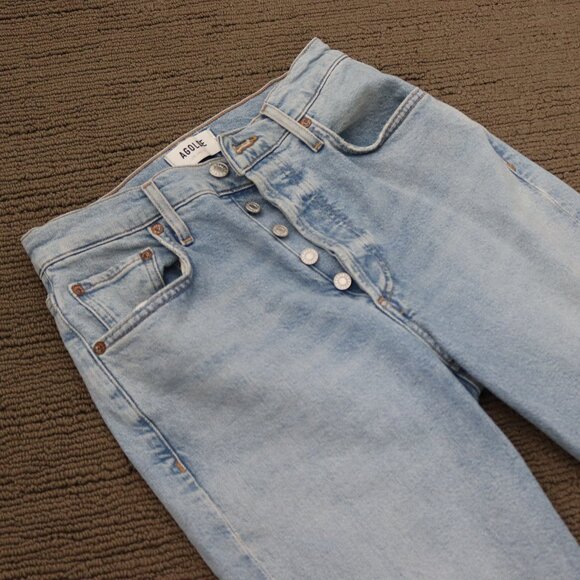 AGOLDE Riley High Rise Straight Crop - Dynamic - Size 25 - Picture 6 of 11